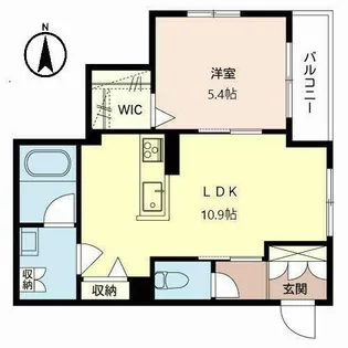 Sha Maison Ecrarge【0201号室】の間取り