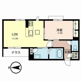 Casetta di gatto【0101号室】の間取り