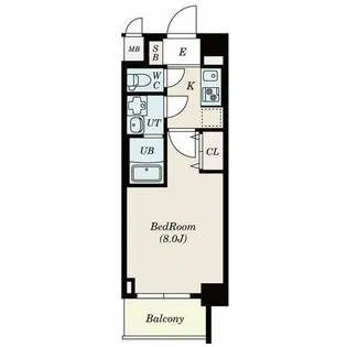 S-RESIDENCE志賀本通North【308号室】の間取り