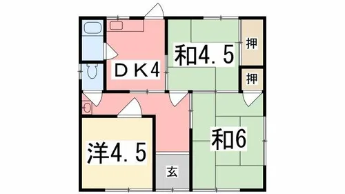 兵庫県姫路市北原【一戸建】の間取り