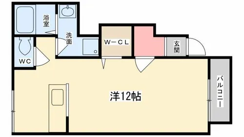 レジデンス白鳥A棟【1階】の間取り