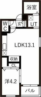 DEVELD荒子【3階】の間取り