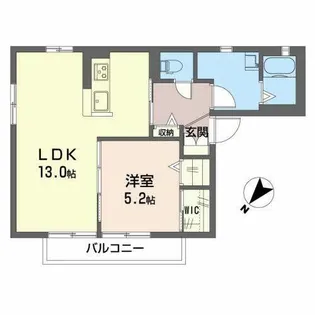 ラフォーレK’s.【0201号室】の間取り