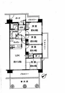 フォルム千里中央【1階】の間取り