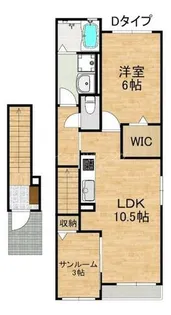 ルクス ルーチェ【2階】の間取り