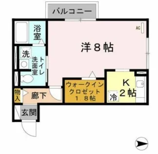 ラフォルテ【1階】の間取り