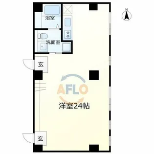 GARRET南堀江【2階】の間取り