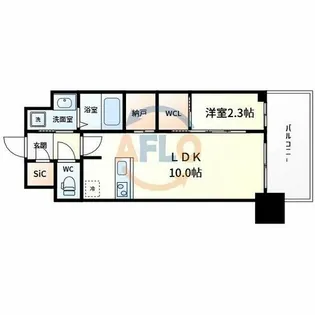 セレニテ本町東リアン【2階】の間取り