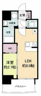 セレニテ天満橋アリア【9階】の間取り
