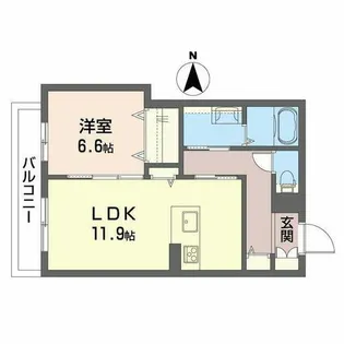 シャーメゾン・ジョワ【0205号室】の間取り