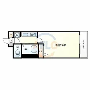 アーバンエース日本橋パル【3階】の間取り