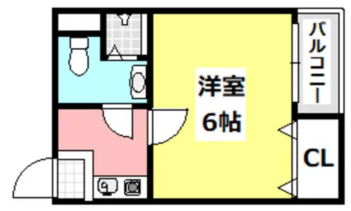 フォアール中村町【3階】の間取り