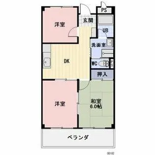 エクセレントJ2【303号室】の間取り