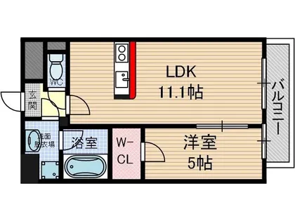 デル スール ラ ローザ【4階】の間取り