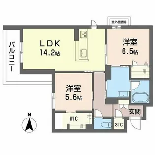 メゾン エディアン 新金岡【0305号室】の間取り