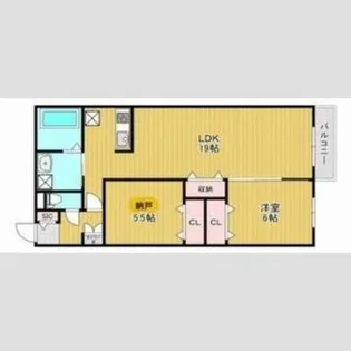 THE RESIDENCE 南平岸【311号室】の間取り