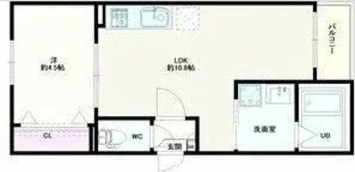 Warren takayokosukaⅠ【203号室】の間取り