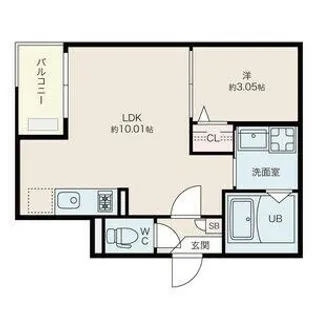 Jack uchidabashiⅢ【2階】の間取り