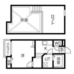 CREO堀田壱番館【102号室】の間取り