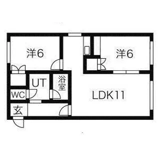 レスポールめぐみ【4階】の間取り