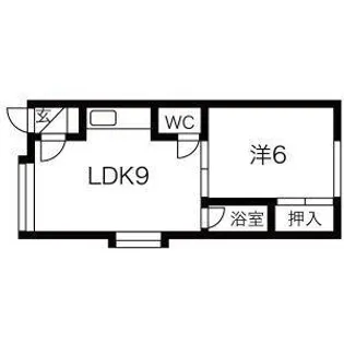 第17大成コーポ【3階】の間取り