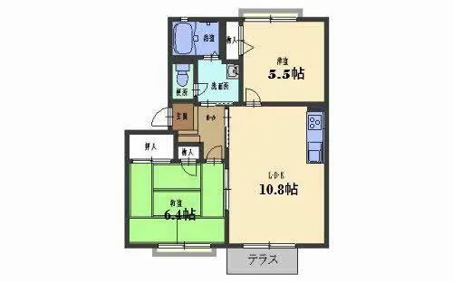 アネックス21【0101号室】の間取り