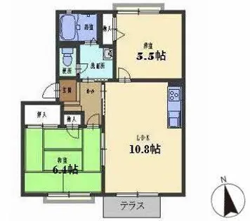 アネックス21【0101号室】の間取り