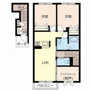 ミーリス・III【0212号室】の間取り