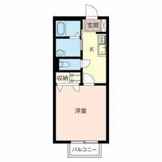 カーサ フェリス【0205号室】の間取り
