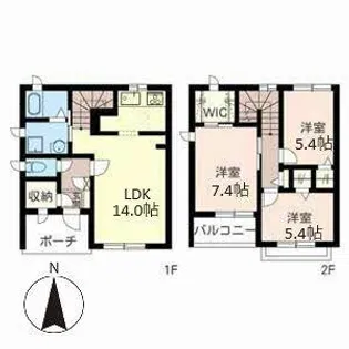 ディアス桃山東【0103号室】の間取り