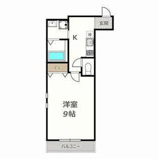 フジパレス今川駅東Ⅴ番館【305号室】の間取り