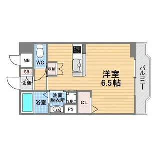 グラン・ジェルメ【2階】の間取り