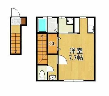 サムゴールド【2階】の間取り