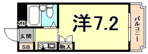 ダンディライオン西宮【2階】の間取り