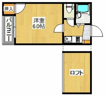 クオリティ荒江【1階】の間取り