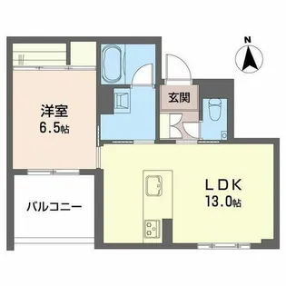 NC STYLE 本山【0202号室】の間取り
