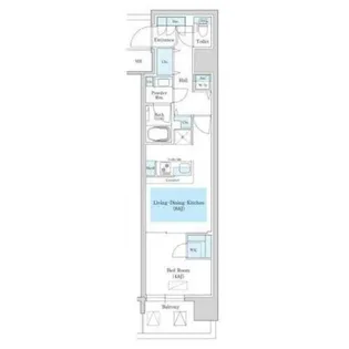 アーバネックス同心II【11階】の間取り