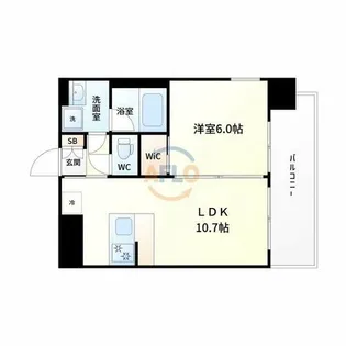 プレジオ御幣島【11階】の間取り