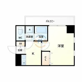 フェアリーコート歌島橋【4階】の間取り