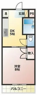 グランシャリオⅡ【303号室】の間取り