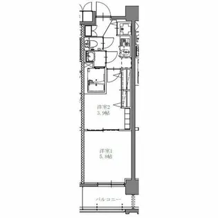 S-RESIDENCE上社aureate【106号室】の間取り