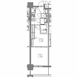 S-RESIDENCE上社aureate【207号室】の間取り