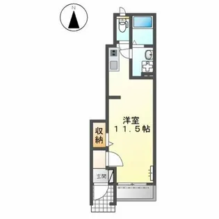 ロイヤル ヒル【1階】の間取り