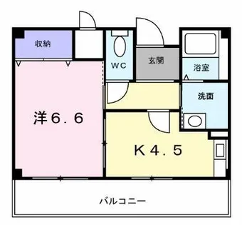 メルヴェール【2階】の間取り