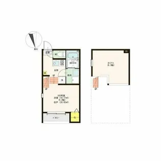 ELLERY MORIYAMA【1階】の間取り