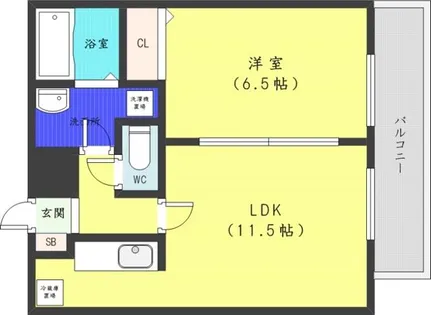 Lennon Terraza6-3【6階】の間取り