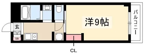 シフォン日和【303号室】の間取り