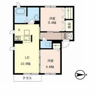 Sha Maison 稔【0101号室】の間取り
