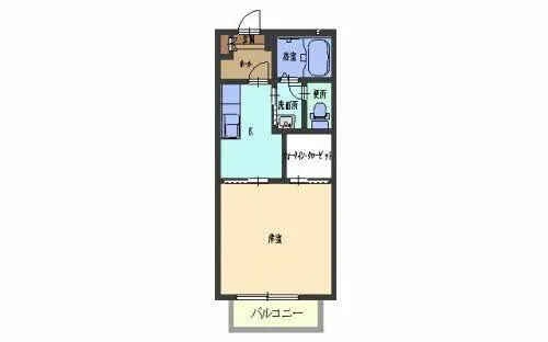 シャーメゾン グルー【1階】の間取り