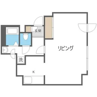 ワイエム南平岸【102号室】の間取り